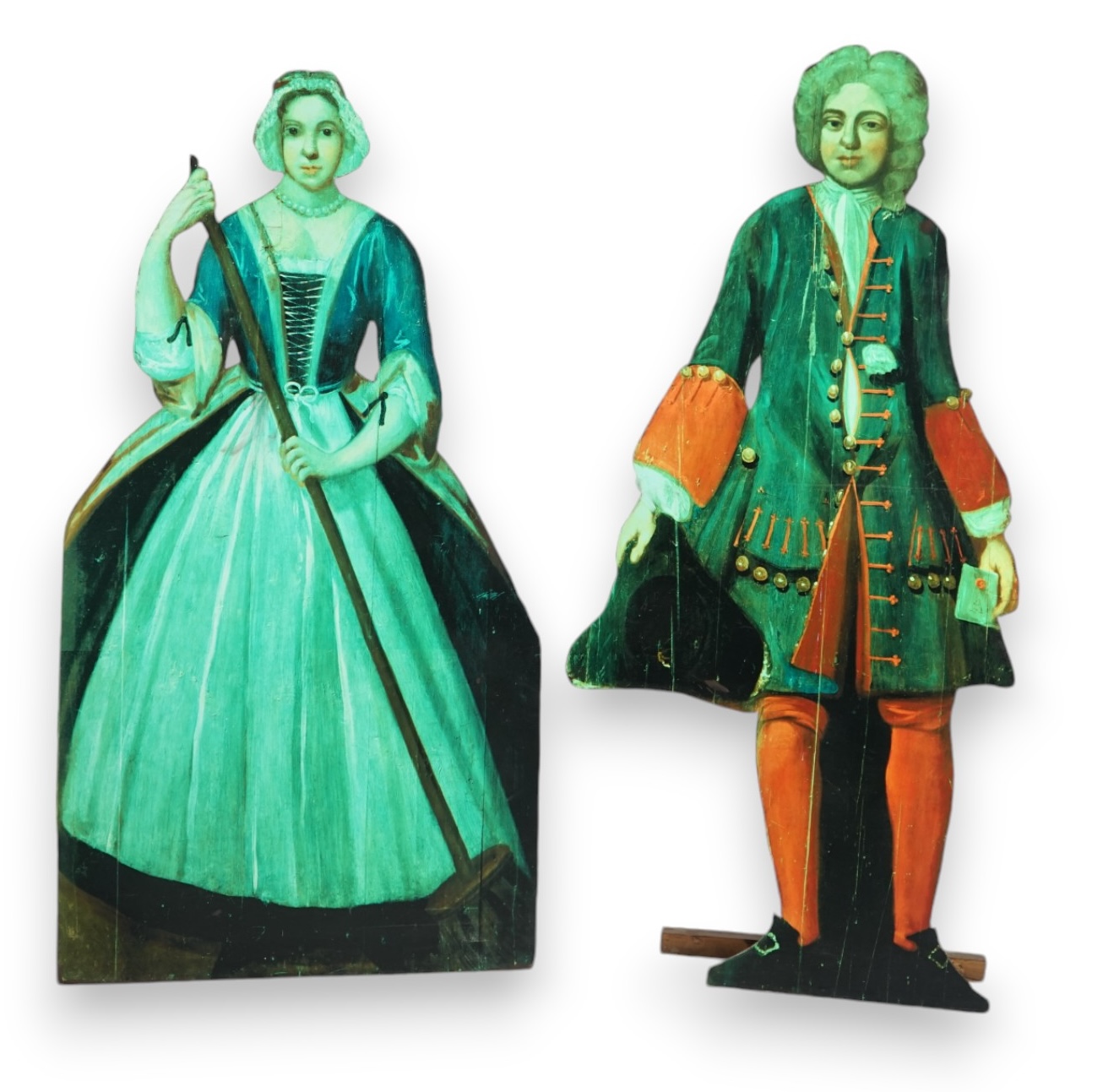 Two early 18th century style dummy boards